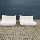 Original ligne roset togo set 3z, 2z + corner beige corduroy in new condition!!