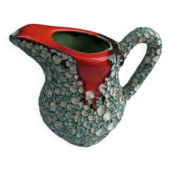 Carafe vintage en céramique ''Fat Lava'' – Style Valla