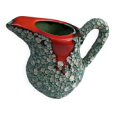 🌋 Vintage ceramic jug / carafe "Fat Lava" – Valla style