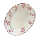Oval dish Digoin Sarreguemines model "Margot"