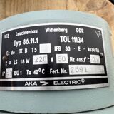 Industrial East German Fluorescent Tube Light From Leuchtenbau Wittenberg, 1980s