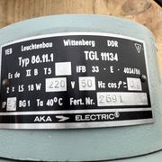 Industrial East German Fluorescent Tube Light From Leuchtenbau Wittenberg, 1980s