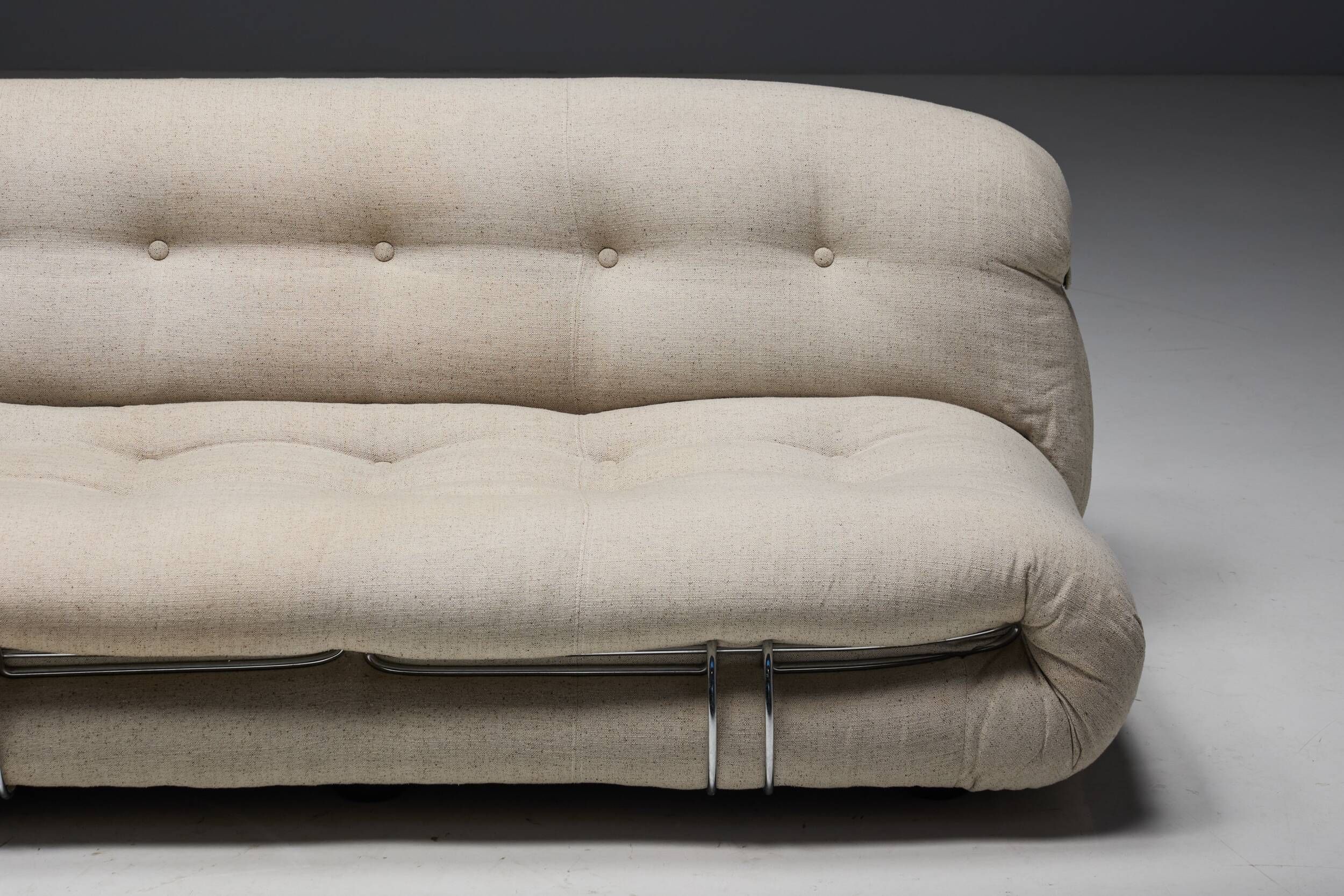 Soriana sofa by Afra and Tobia Scarpa for Cassina, Italy, 1970s