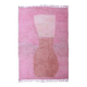 Tapis bérbere rose fait main traditionnelle 300cmx200cm