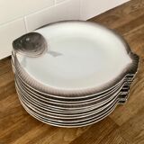 Longwy fish plates