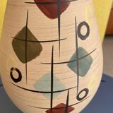Large vase abstract motif West-Germany