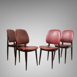 Set of 4 design chairs Pegasus vintage Baumann edition 1960s