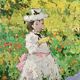 Suzanne Eisendieck (1908-1998) - Oil on canvas - "Sunday in the fields" - Signed