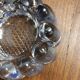 Paire de bougeoirs en verre
