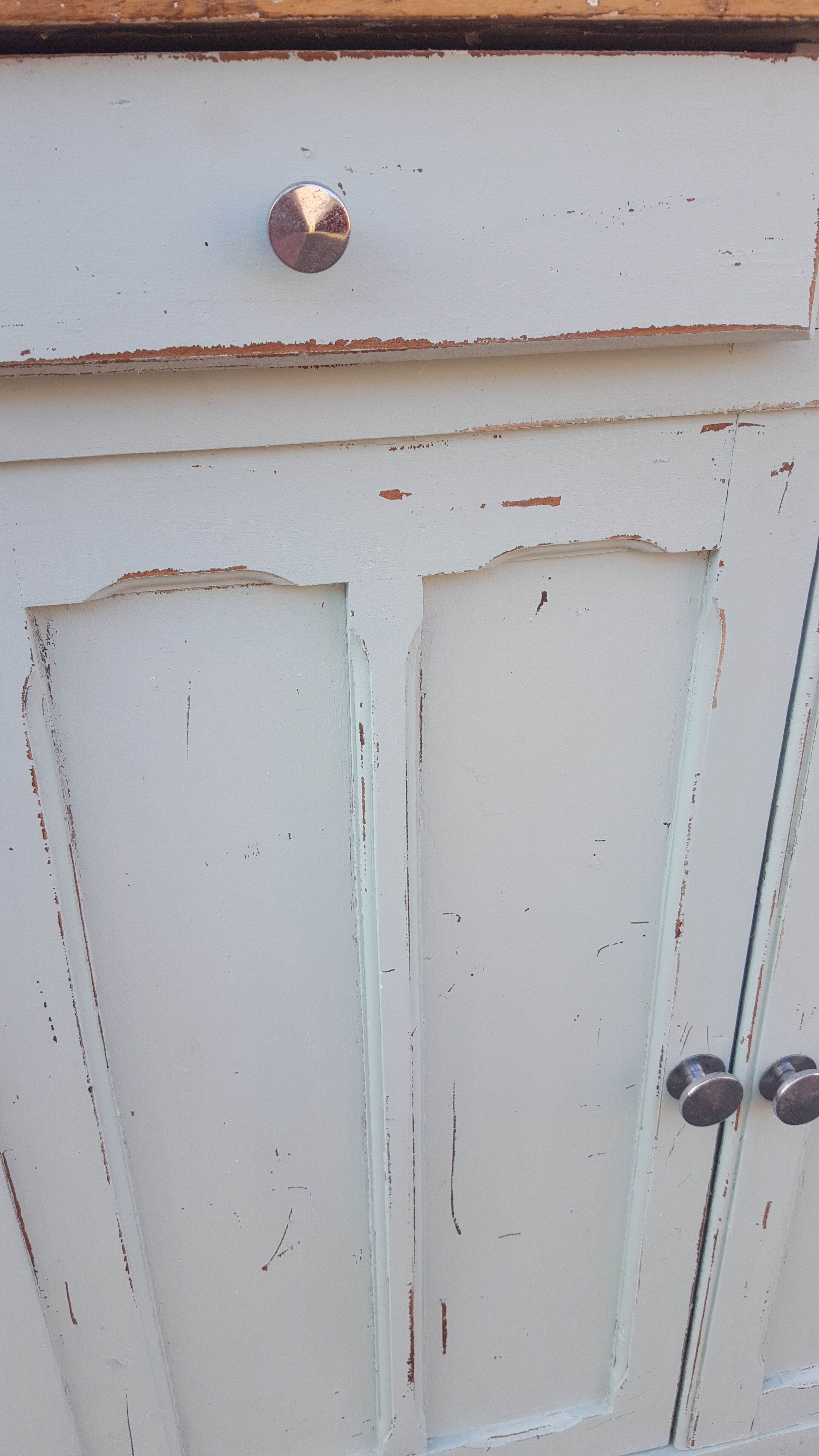 Pastel blue Parisian buffet