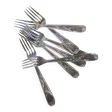 Set of 7 metal forks "Hortense"