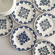 7 pieces of antique earthenware tea set