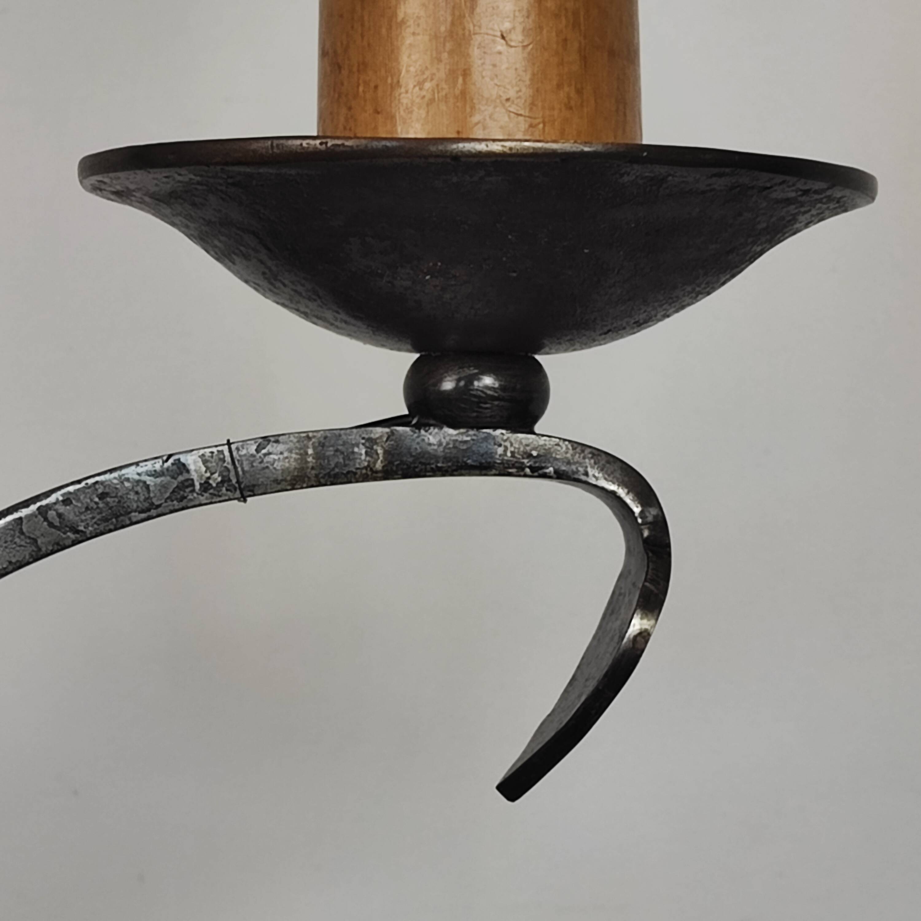 Wrought iron floor lamp Jean-Pierre Ryckaert