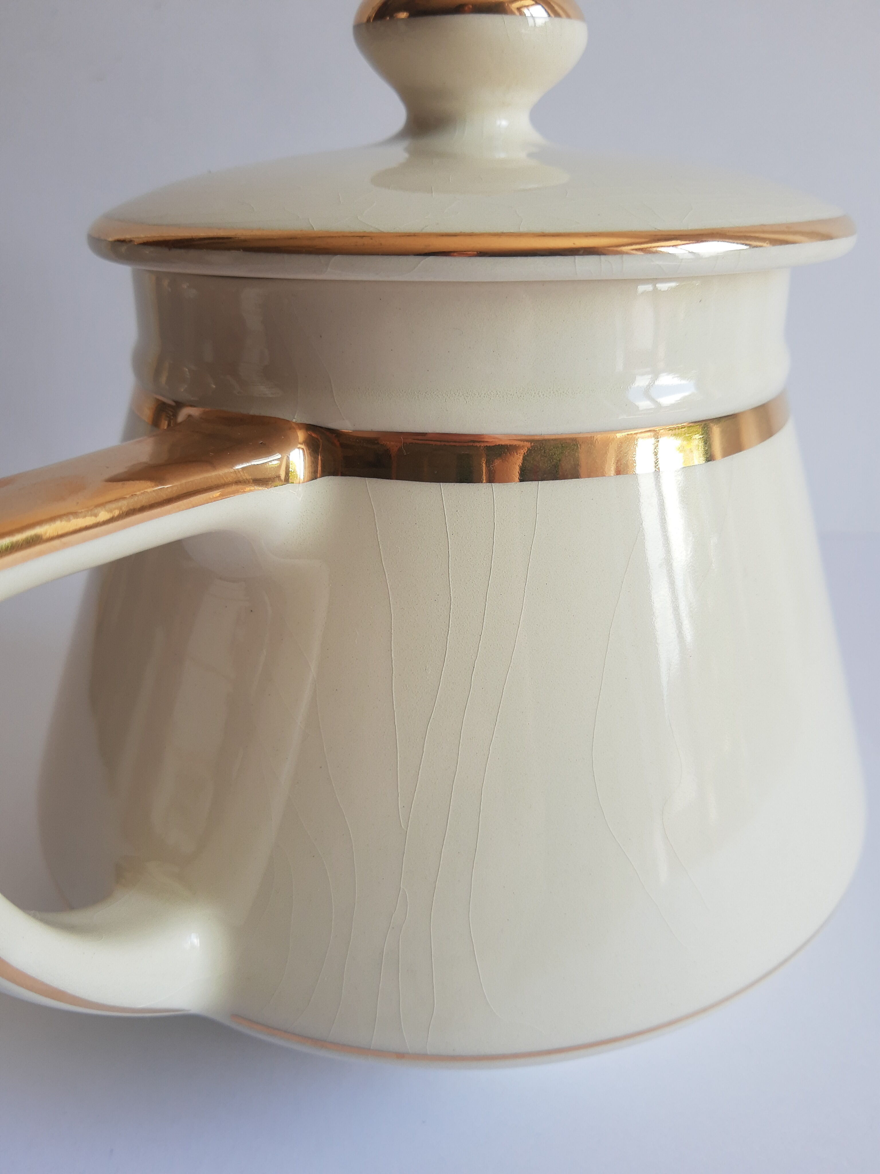 Vintage Villeroy and Boch earthenware coffee pot