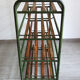 Industrial floor, vintage wheeled