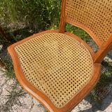 Paire de chaises cannées anciennes