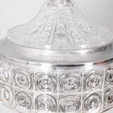 Vintage 60s crystal chandelier decorated design kinkeldey
