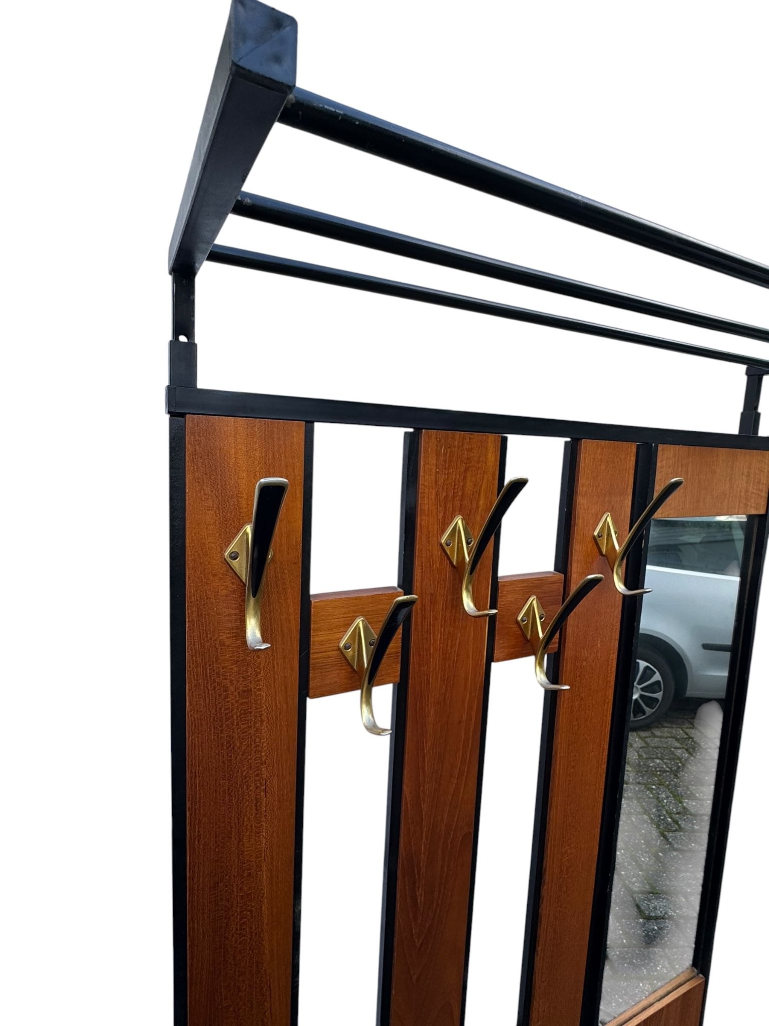 Vintage Teak Coat Rack