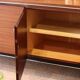 Mid-century sideboard in rosewood and chrome metal