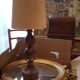 Lampe pied bois