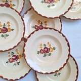 Longchamp Agen pattern soup plates