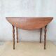 Table ovale à volets style Louis Philippe