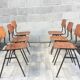 Ensemble de 6 chaises vintage Marko Hollande