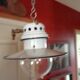 Old gas ceiling light