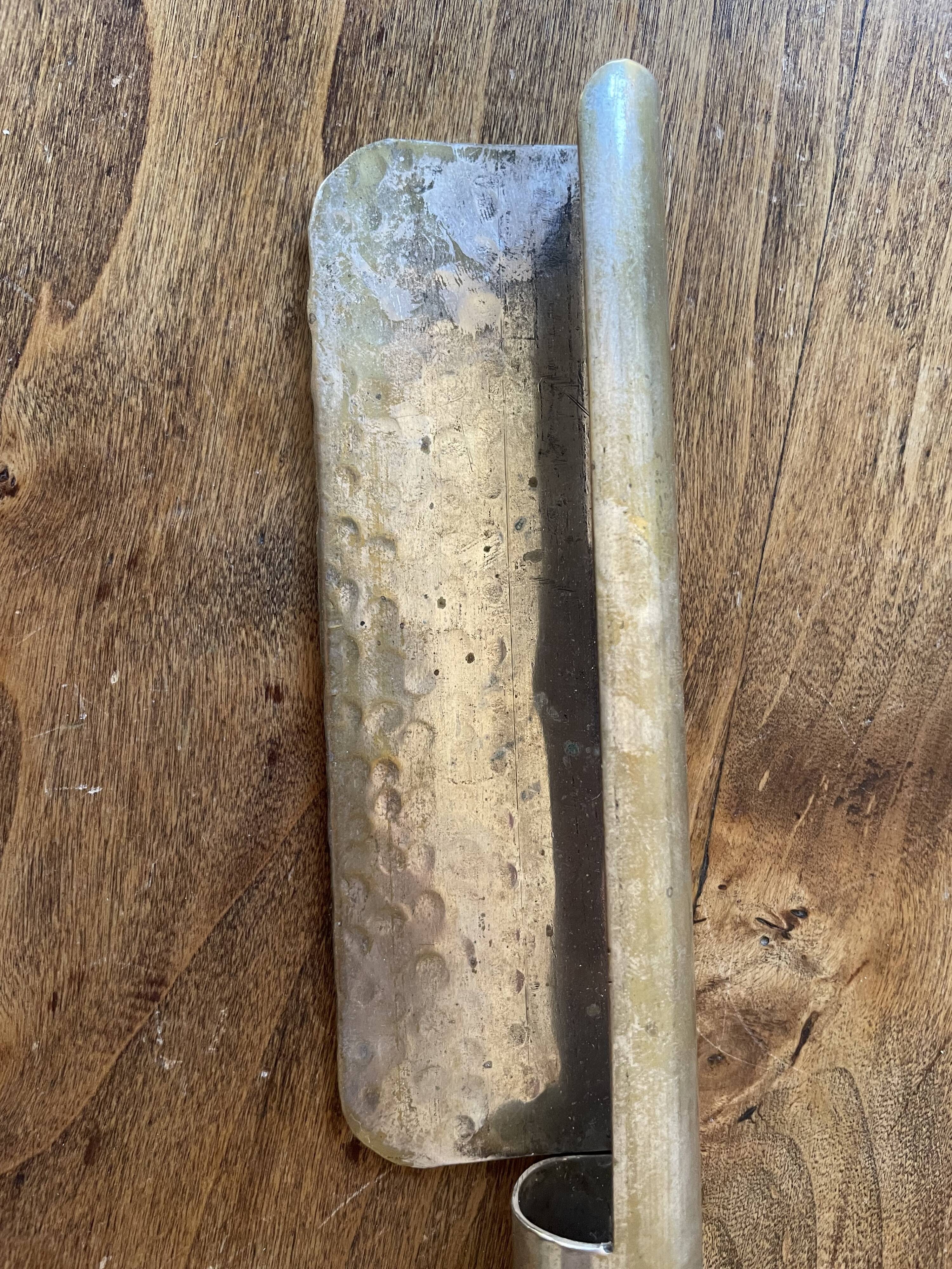 Metal crumb catcher - vintage old