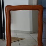 Vintage organic wavy cast resin mirror