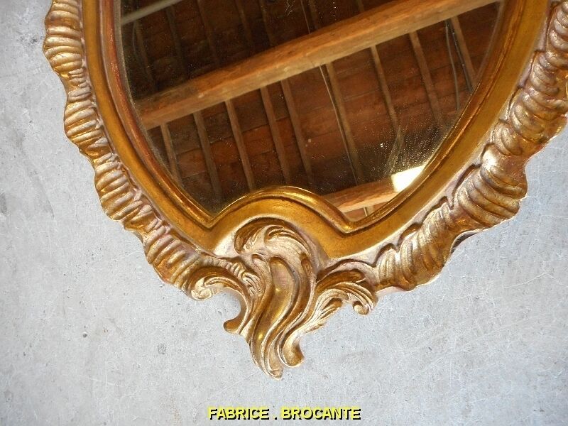 Mirror wooden frame dore louis XV