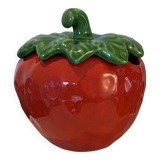 Strawberry slip soup tureen