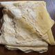 Tablecloth and 12 straw-colored napkins from the 50s.