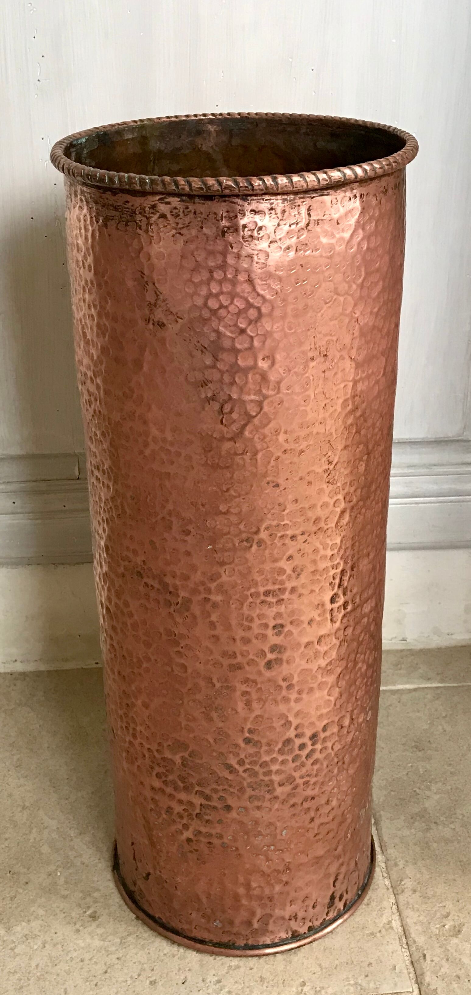 Former umbrella in copper