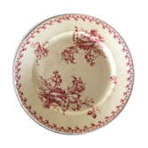 Plat gien terre de fer modèle chardons