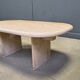Vintage Italian travertine coffee table, 1970s