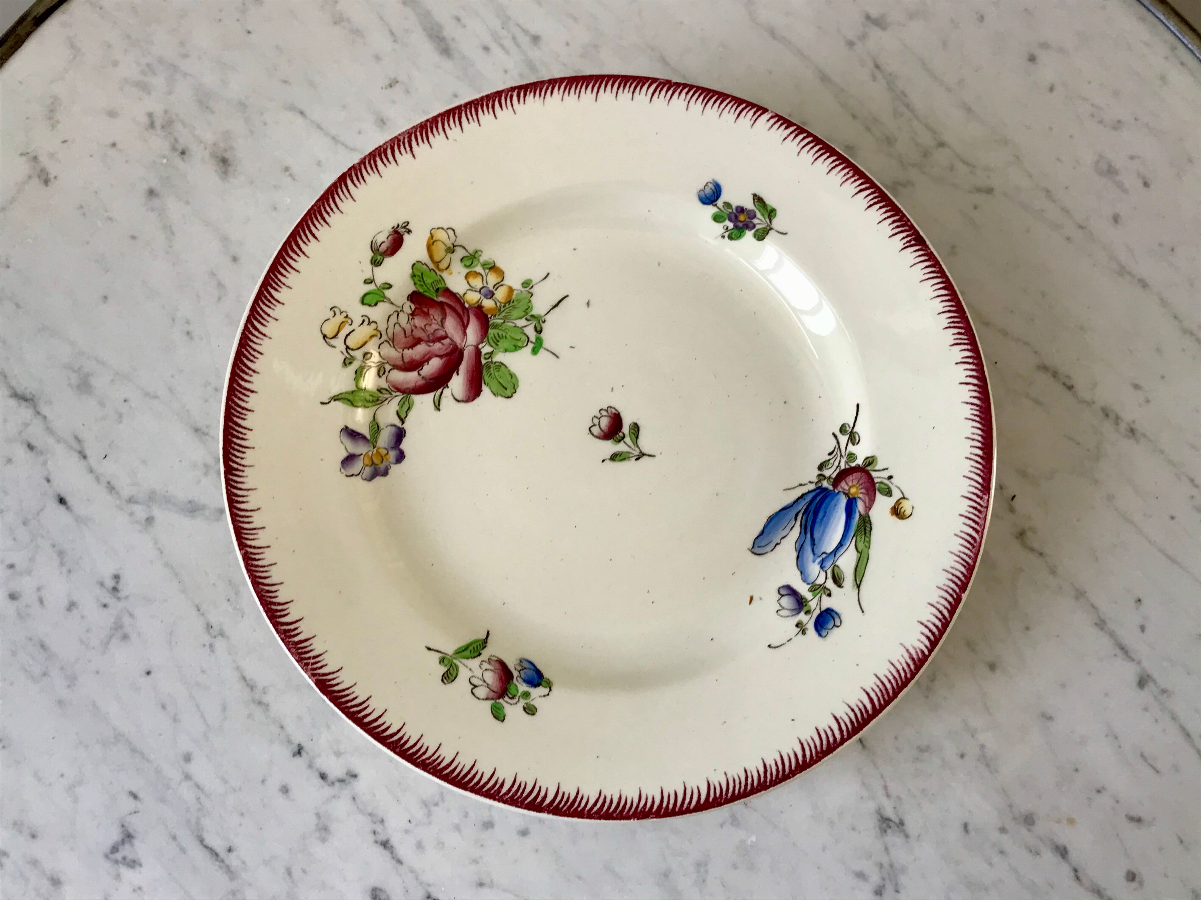 stocking compotier / serving dish Villeroy & Boch La Louvière Belgian manufacture in Iron Earth early
