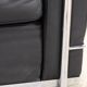 LC2 armchair in black leather – Design Le Corbusier, Pierre Jeanneret & Charlotte Perriand, 60s