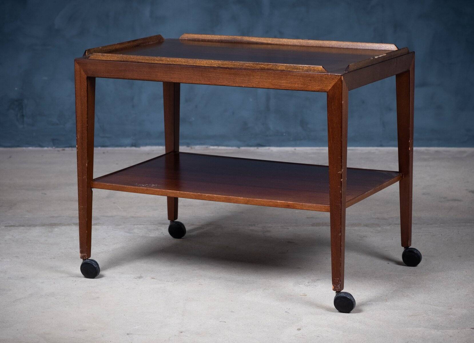 Serving Cart by Severin Hansen for Haslev Møbelfabrik, 1950s