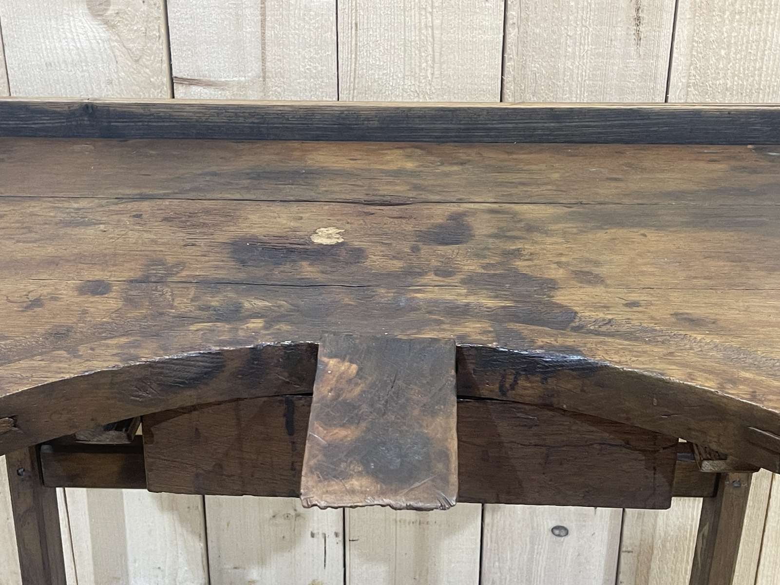 Table de travail de bijoutier en chêne début XXème