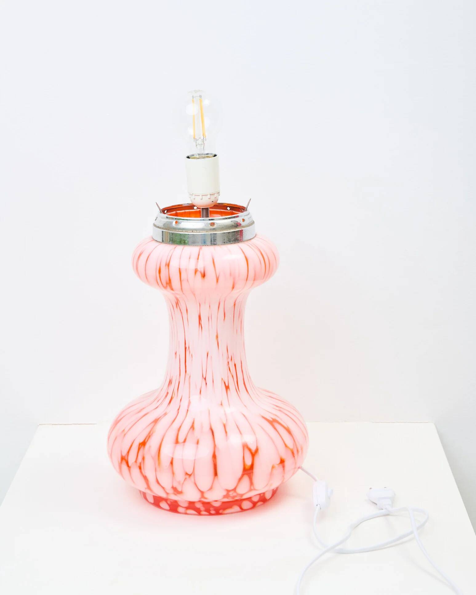 Lampe en verre de Murano, Mazzega, 1960-1970