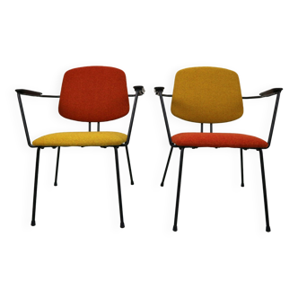 Modèle 5003, Rudolf Wolf, 1950. ensemble de fauteuils