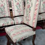 Suite 4 chairs Louis XIII style sheepbone