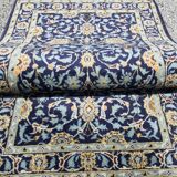 Tapis d'orient iran kashan- fait main  - dimensions: 1.37 x 0.68 cm