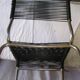 Chaise scoubidou métal chromé , vintage années 60
