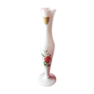 Opalin glass vase