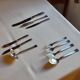 Scandinavian art deco housewife 1920 in monogrammed silver metal "O"