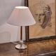 The Swedish Court Jeweler CG Hallberg, Table Lamp, Silver Plate, Swedish Grace 1930s