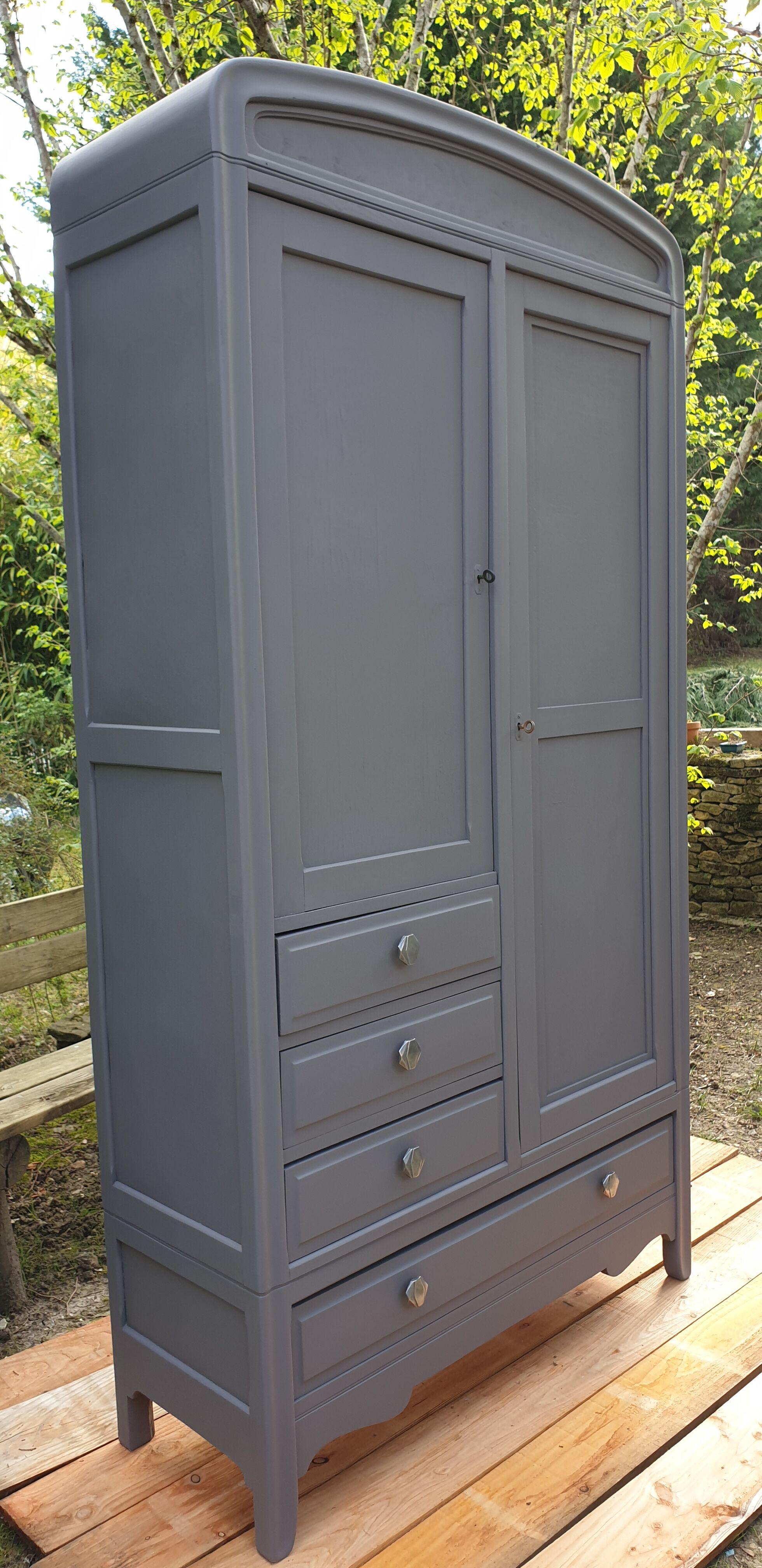 Grey Parisian wardrobe