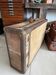 Vintage 50s cabin trunk with wooden hangers